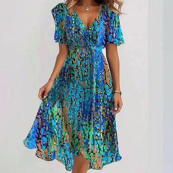 Sapphire | Breezy Blue Midi Dress