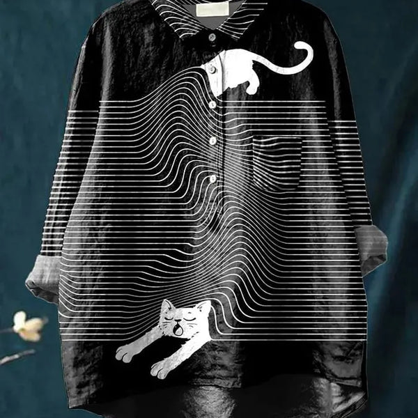 Clarano | Brooks Playful Print Blouse
