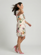 Silas | Refined Petal Knee Length Dress