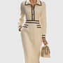 Aderyn™ | Tailored Midi Dress with Buttons