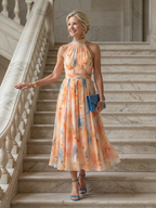 Ellis & Johnson™  | Soft Halter Midi Dress