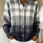 Mara™ – Checked Hoodie Blouse