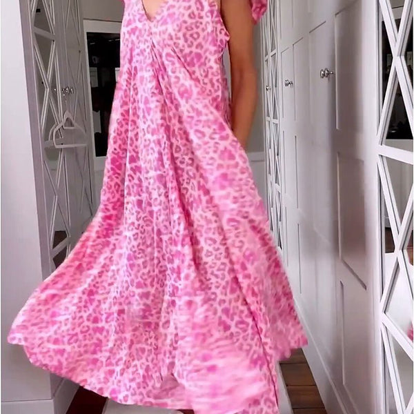 Glaiza | V-Neck Maxi Dress