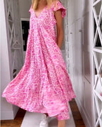 Victoria | V-Neck Maxi Dress