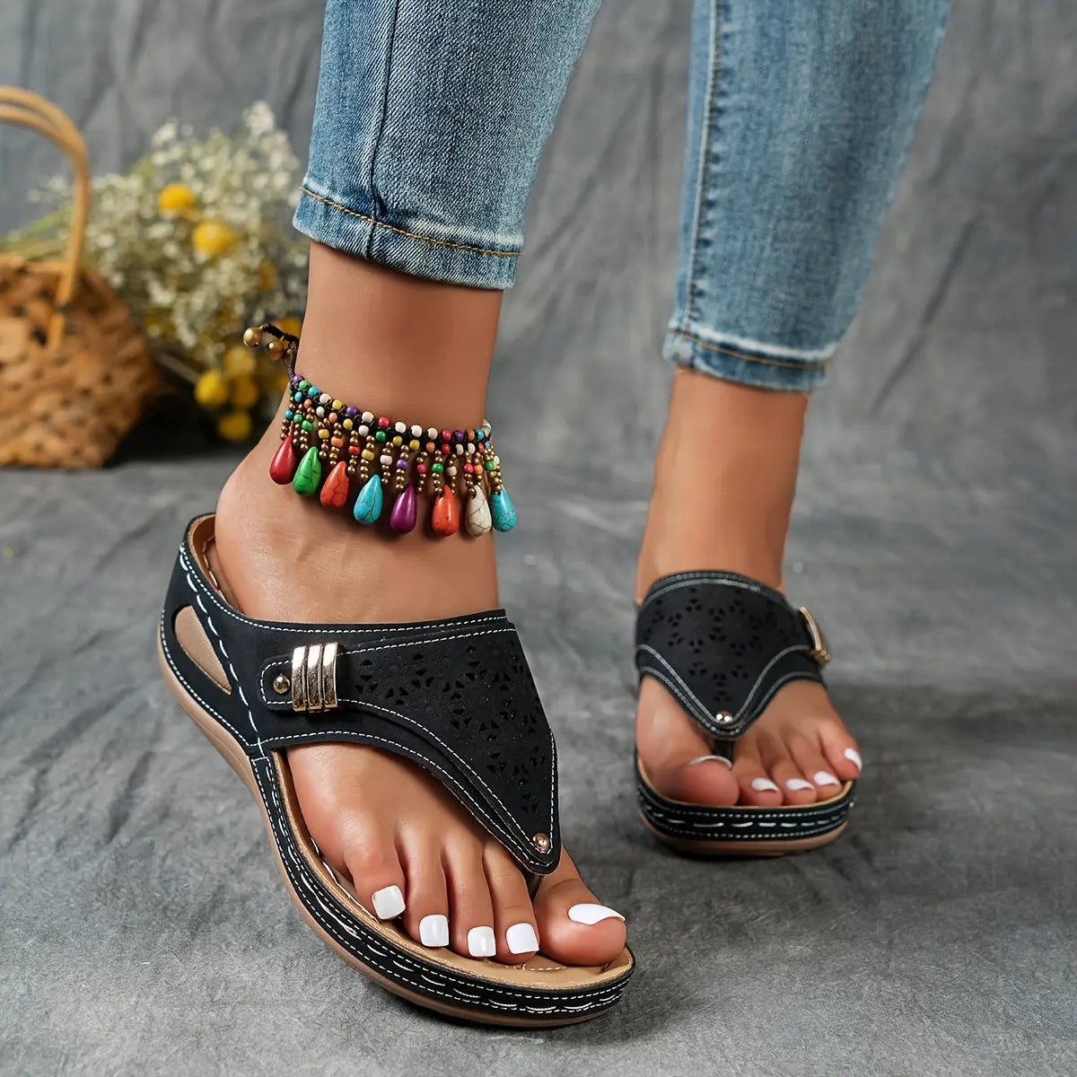 Élodie - Kile-heeled sandals for women