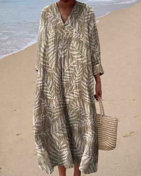 Léonie | Elegant Long Nature Dress