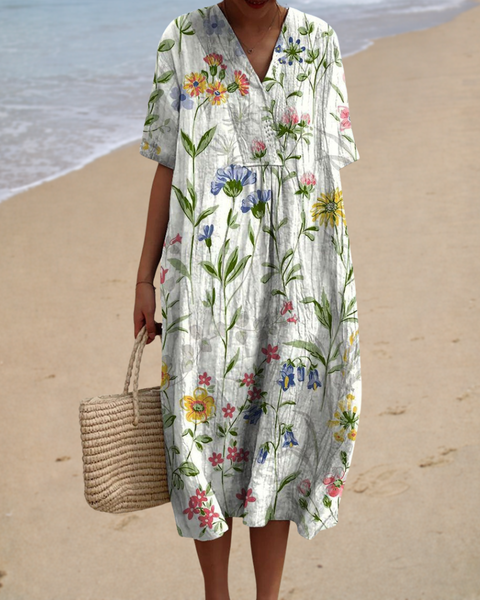 Delphine | Floral Long Dress