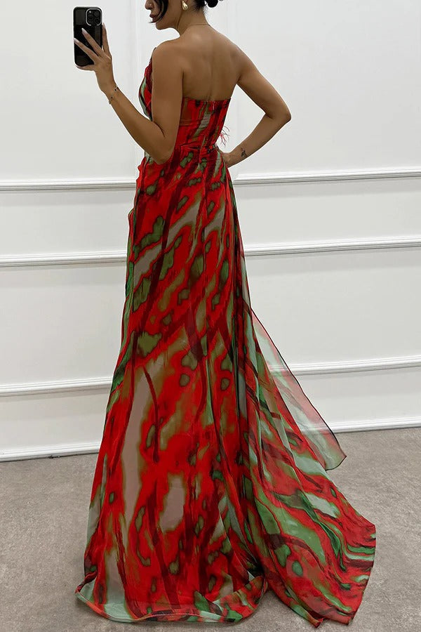 Ellis & Johnson™ | Vibrant Draped Dress