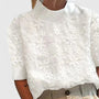 Sonelita™ | Elegant Blouse with Stand Collar