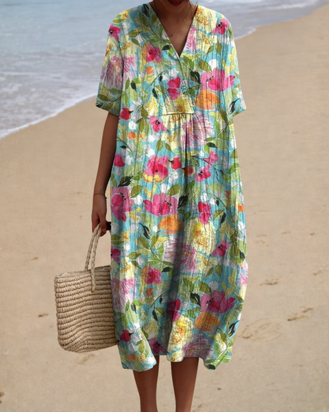 Juliette | Colorful Floral Long Dress
