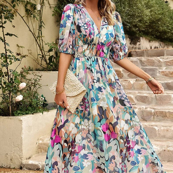 Allison | Elegant Floral Dress