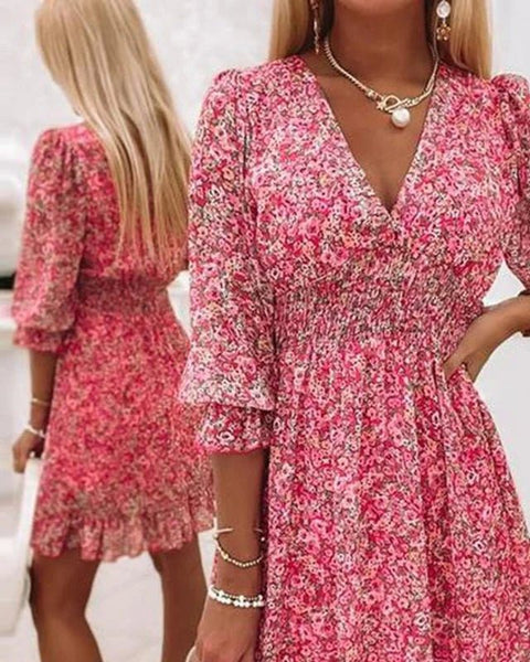 Sunna - Elegant Floral Dress