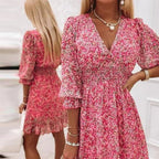Abigail - Elegant Floral Dress