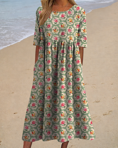 Caroline | Rose Garden Dress