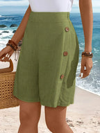 Whitney™ | Comfortable Shorts With Buttons