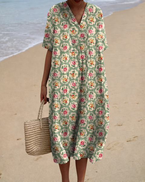 Joséphine | Retro Floral Dress