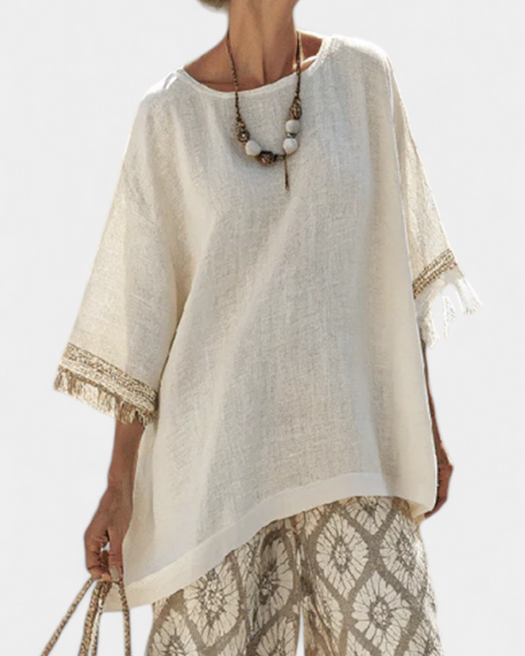 Alverra | Sophisticated Top & Casual Pants Set