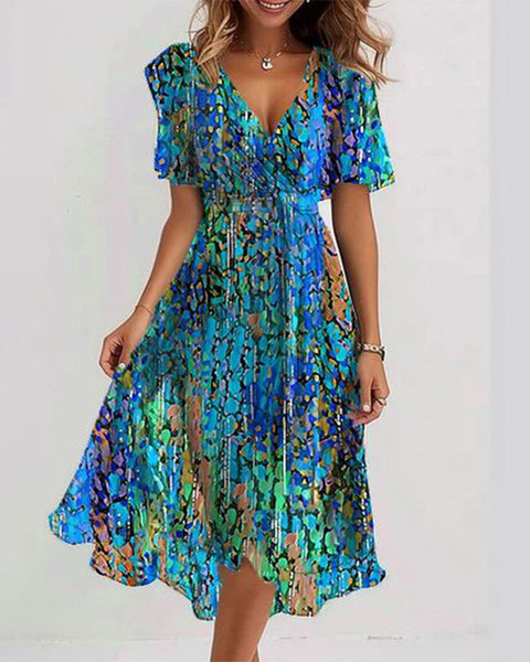 Sapphire | Breezy Blue Midi Dress