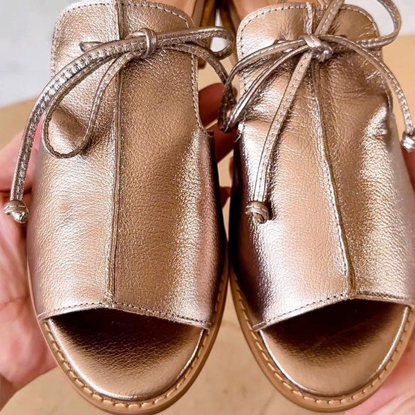 LILLIANA – STRAP-STYLE LEATHER SANDALS