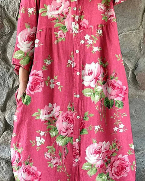 Maddie | Art Floral Dress