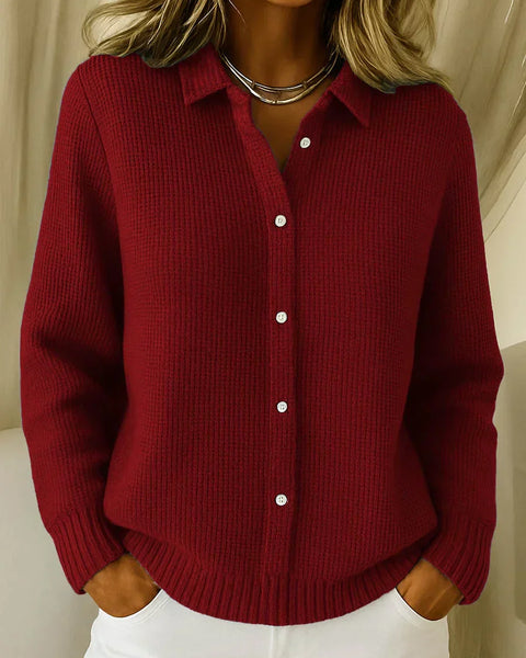 Katrina – Textured Knit Button Cardigan