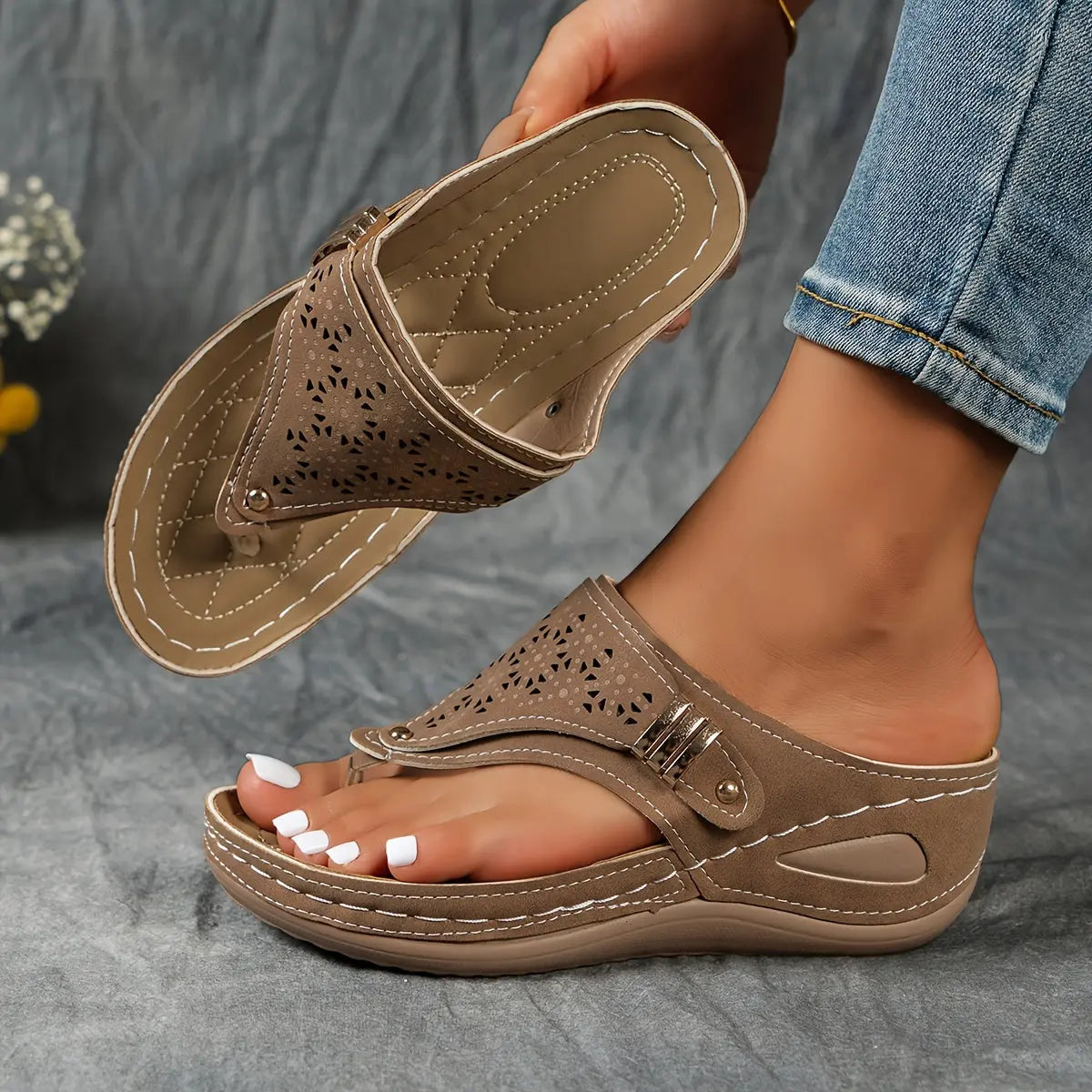 Élodie - Kile-heeled sandals for women
