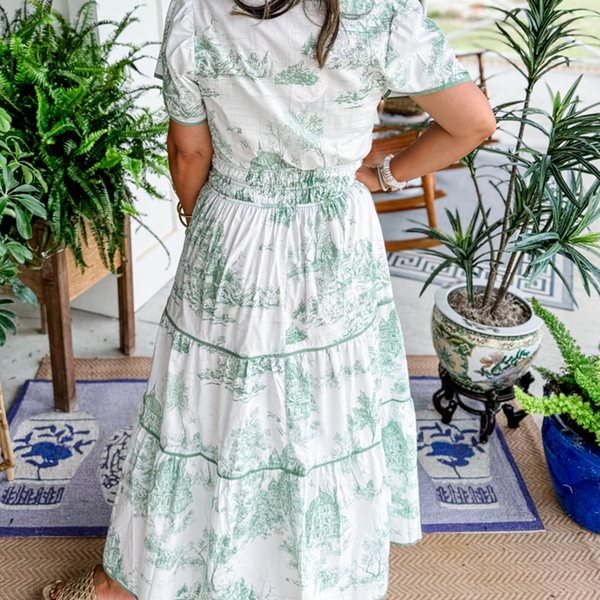 Eliza | Classic Toile Maxi