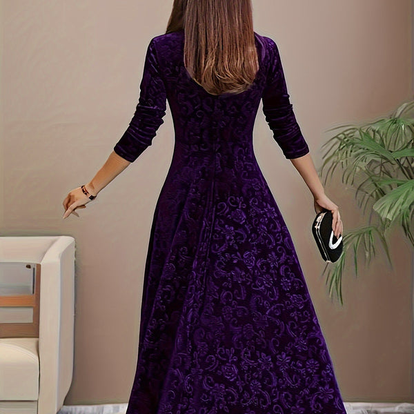 Nicola™ Elegant Velvet Dress