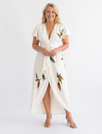 Ellis & Johnson™  | Elegant Wrap Dress