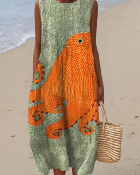 Tess™ Oceanic Midi Dress