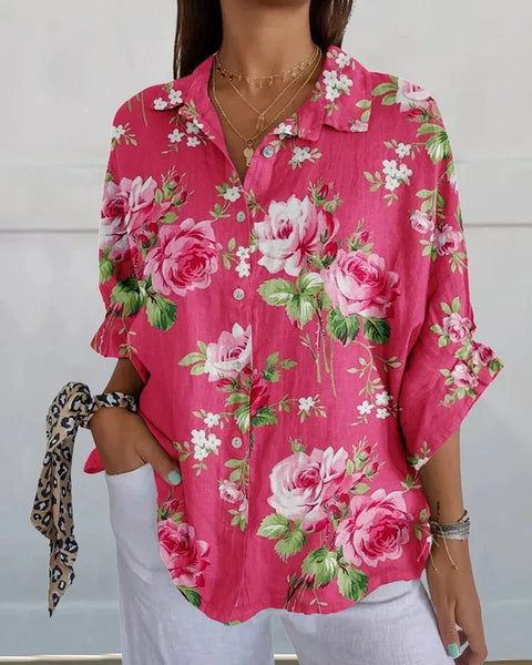 Sofie | Rose Floral Blouse