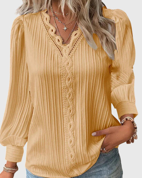 Andrea™ | Elegant Pullover Blouse
