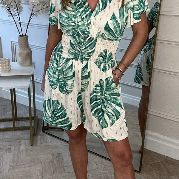 Ariella | Chic Leaf Print