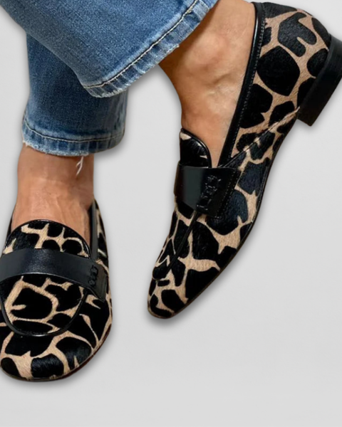 Nora | Loafer with Animal Print