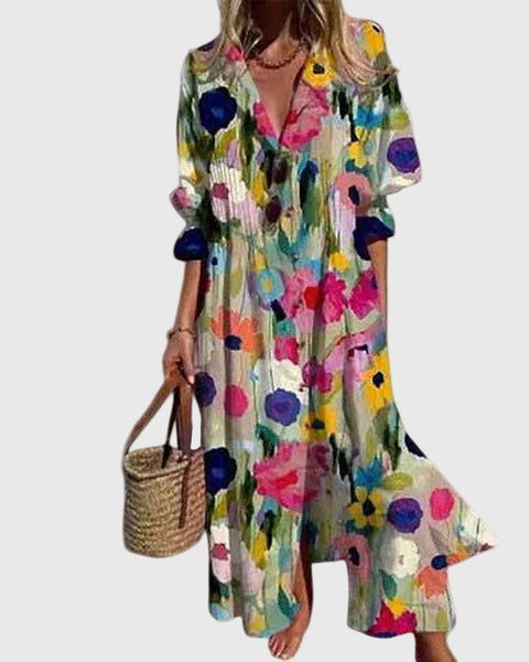Zariah | Elegant Bohemian Maxi Dress