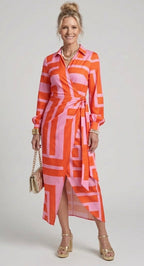 Ellis & Johnson™ | Printed Wrap Dress