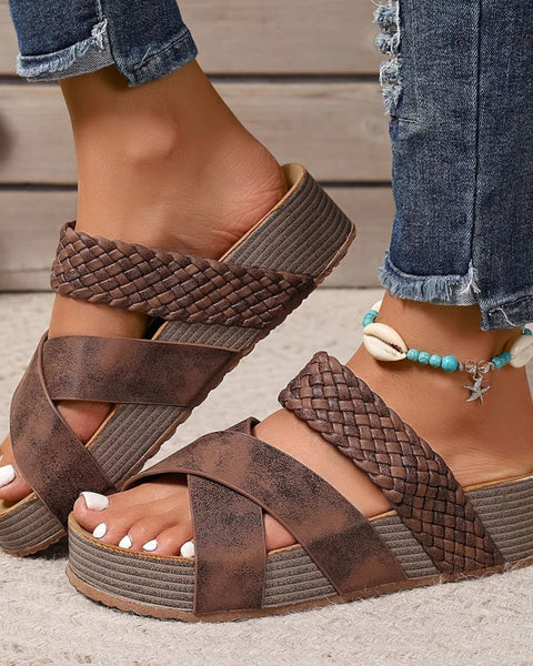 Abigail™ – Orthopedic Leather Strap Sandals