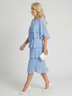 Brent | Layered Tier Midi Dress