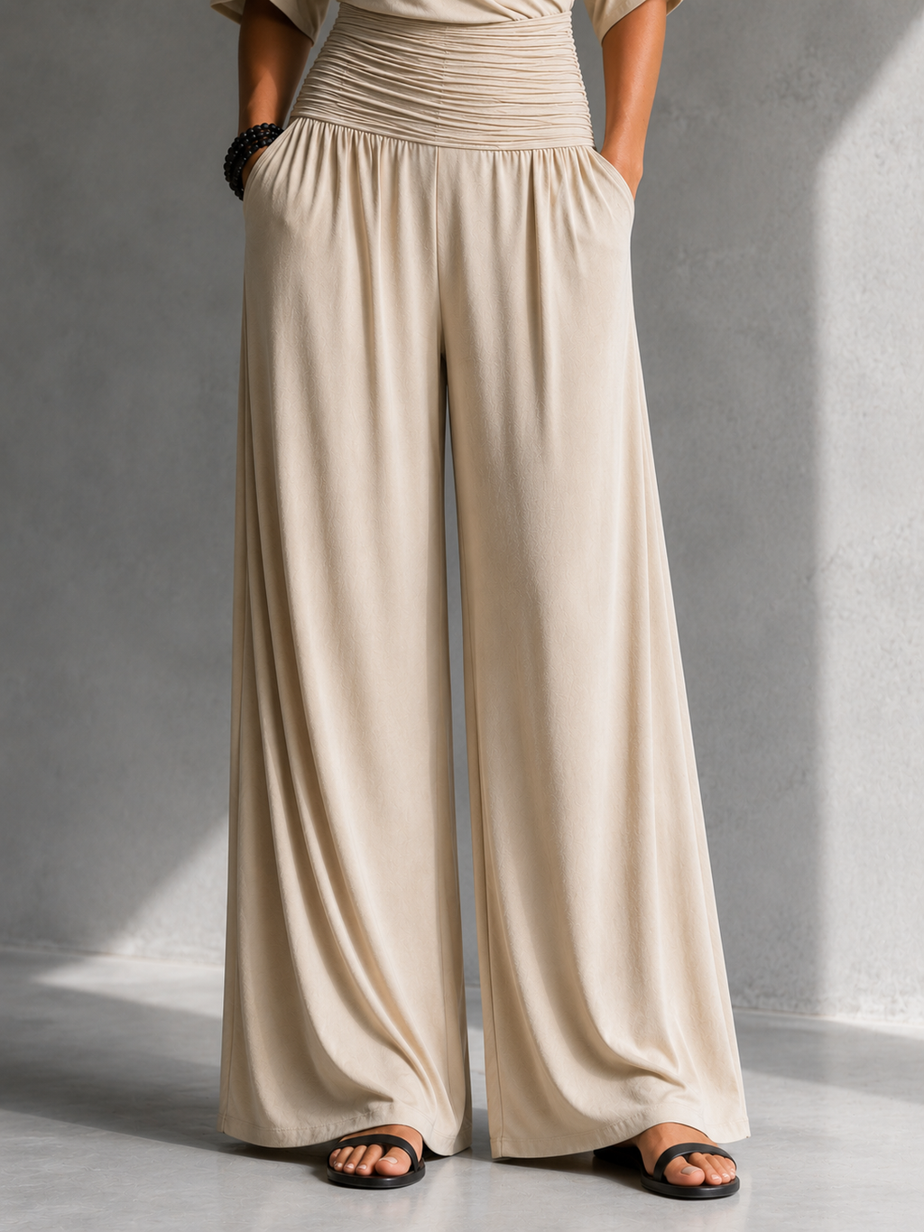 Elise™ — Wide-Leg Wrap Jumpsuit