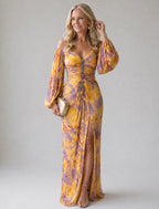 Ellis & Johnson™  | Elegant Dress with V-Neck