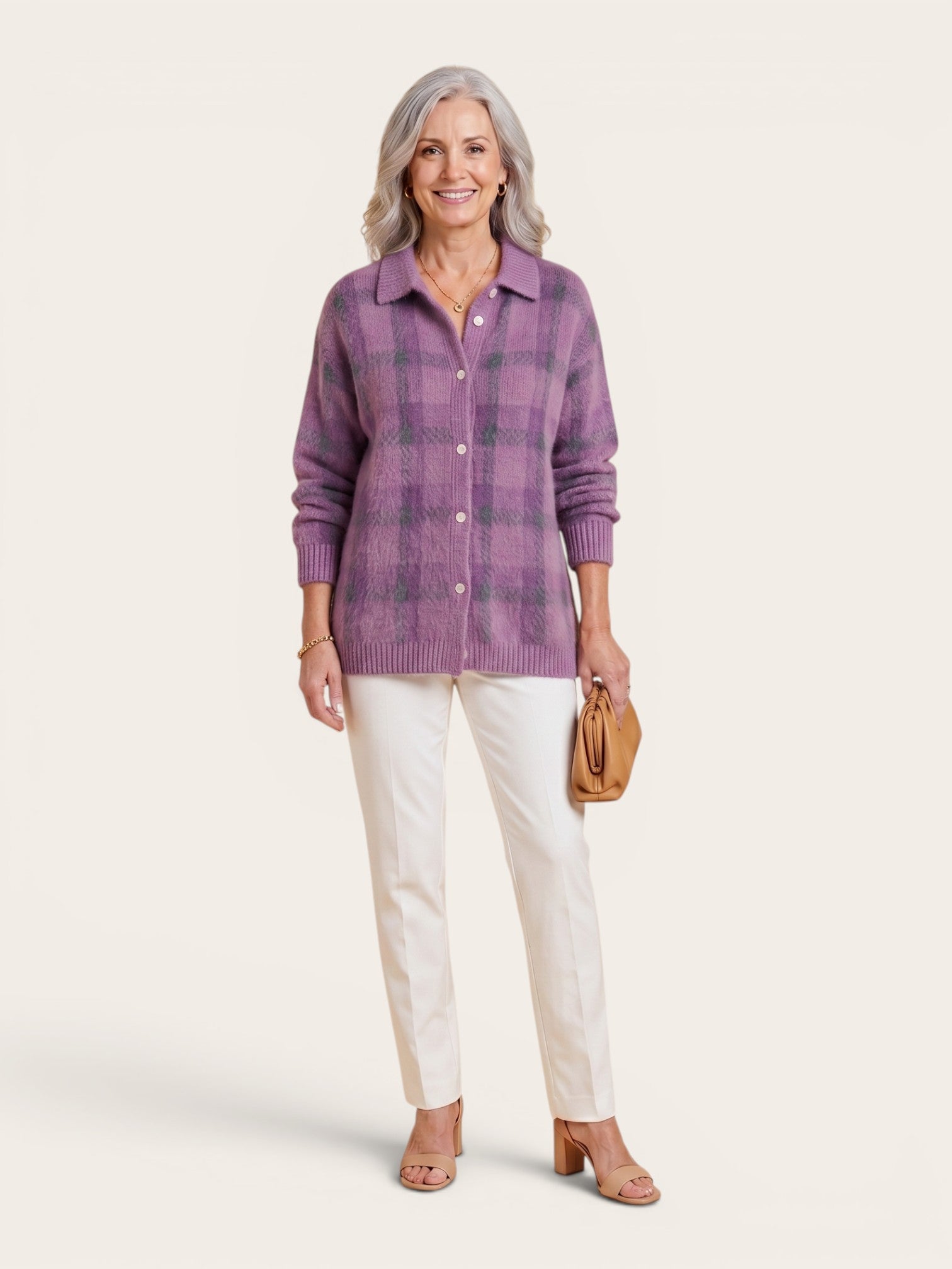 Fiora – Cosy Knit Shirt for Cold-Day Comfort