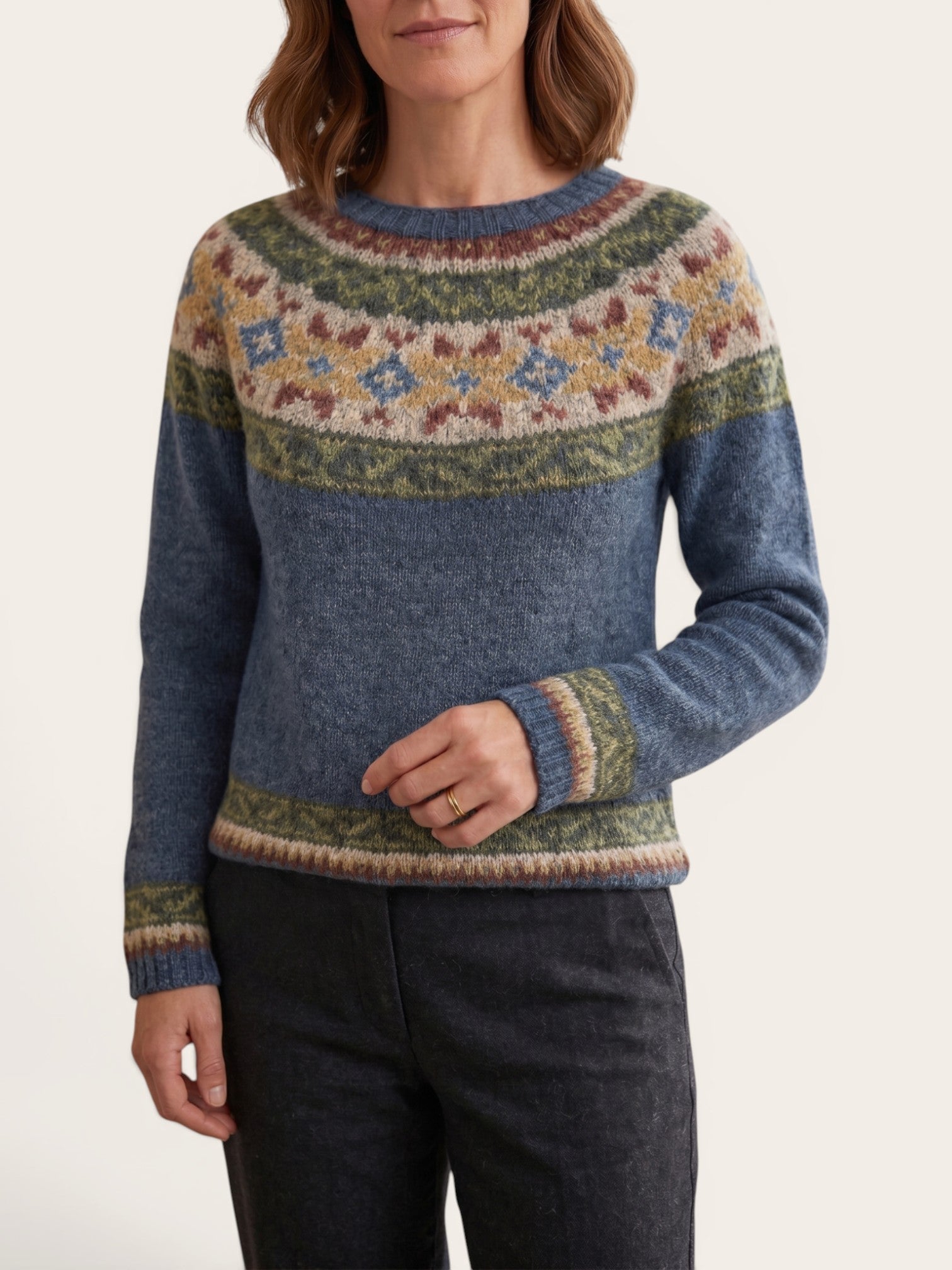 Mysa – Nordic Pattern Knit Sweater