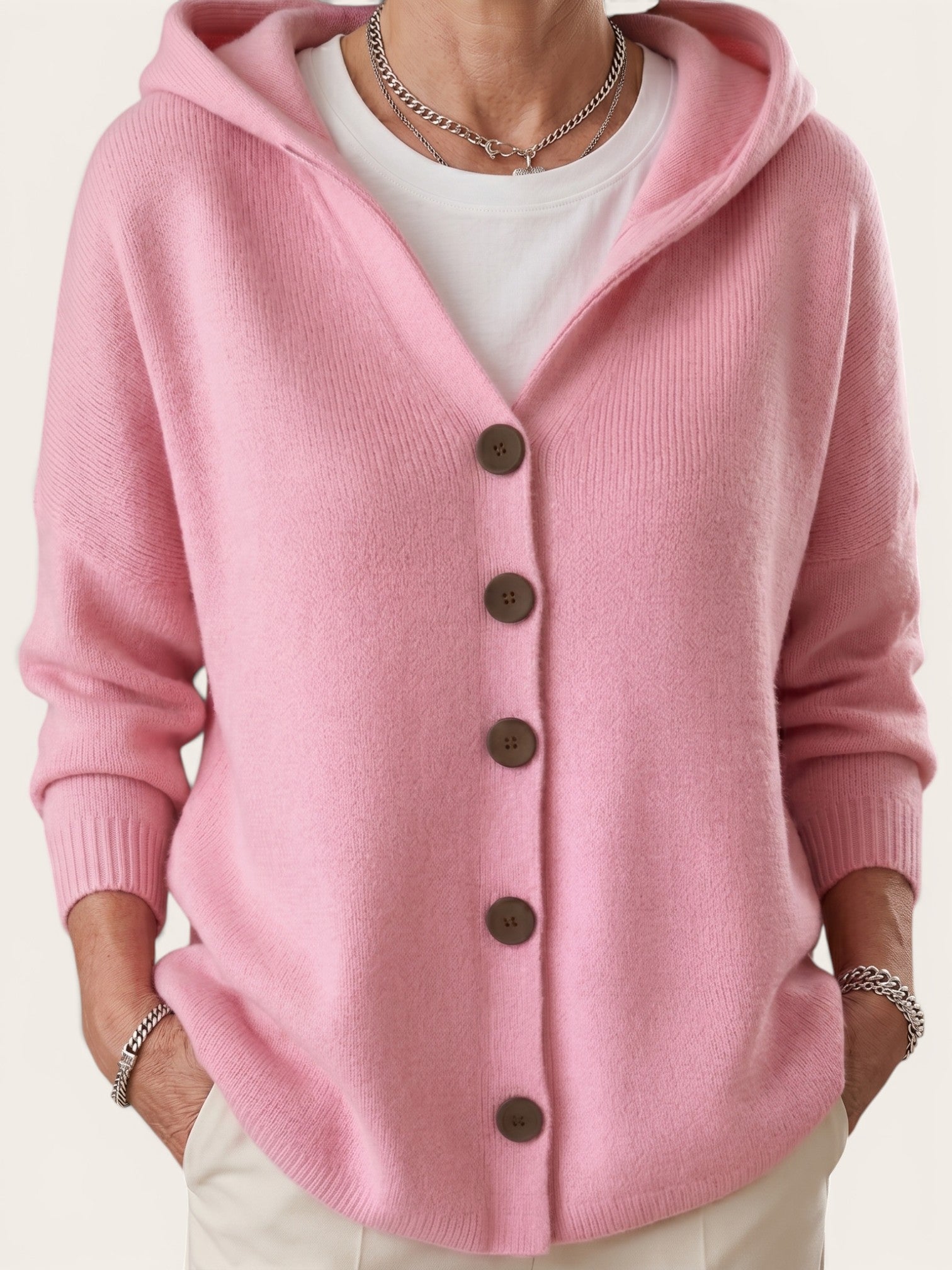Serena – Soft Knit Hooded Cardigan
