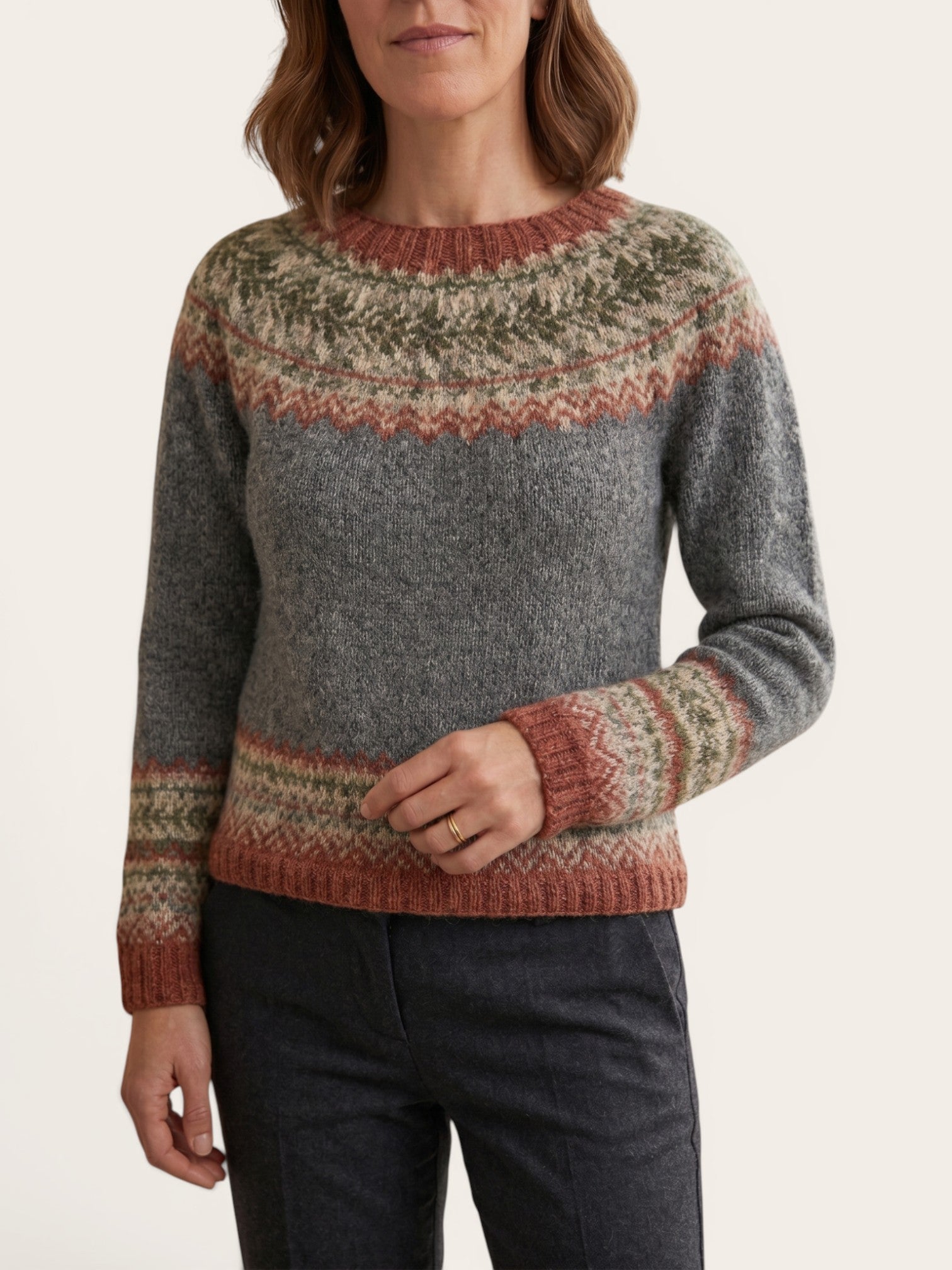 Mysa – Nordic Pattern Knit Sweater