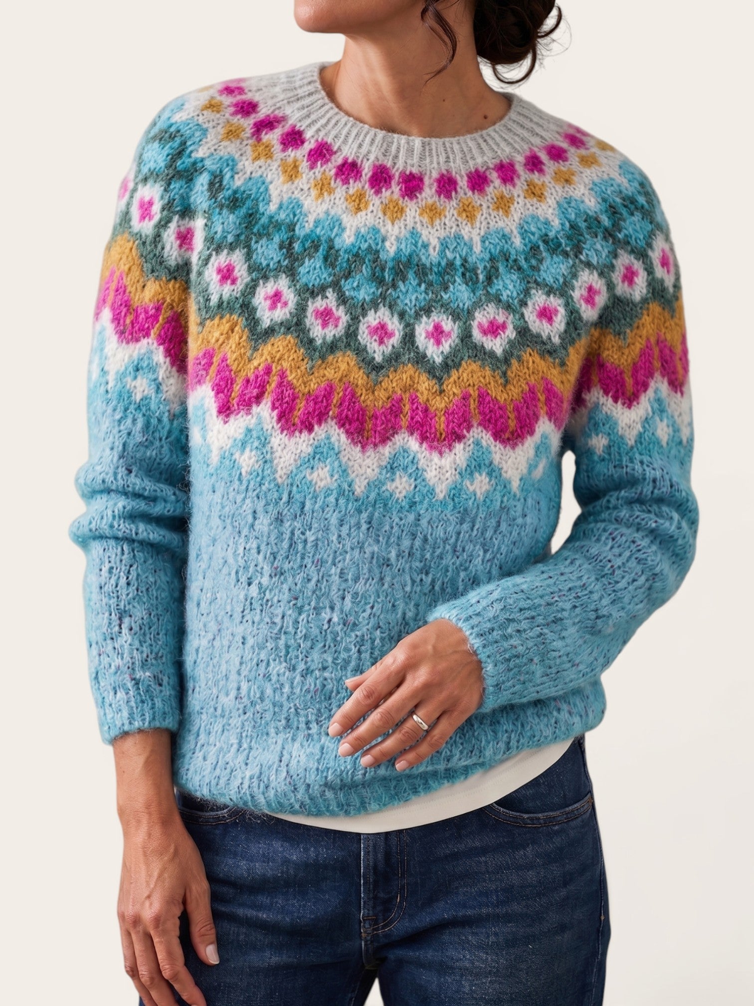 Yvanderrah – Nordic Pattern Cozy Sweater