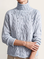 Zendrielle – Soft Cable Knit Elegant Sweater