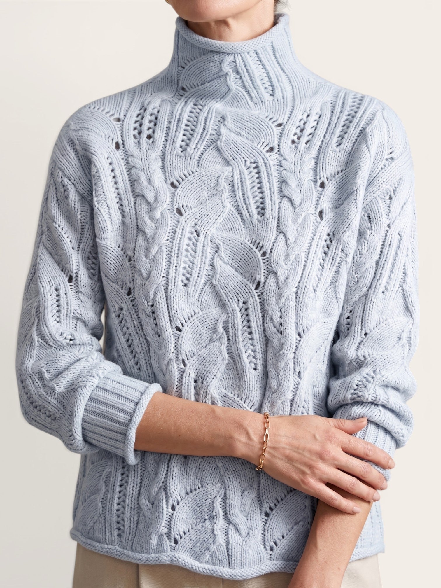 Zendrielle – Soft Cable Knit Elegant Sweater