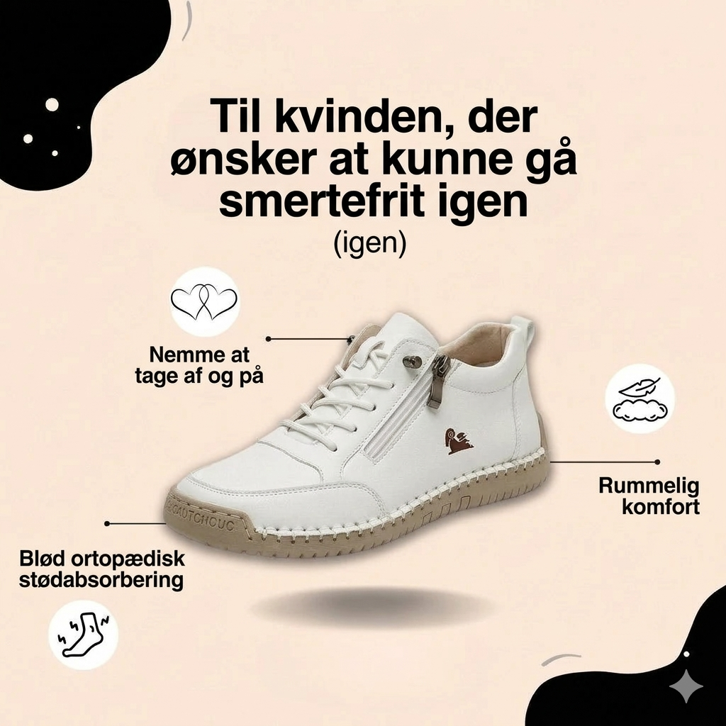 Mila – Comfortable Orthopaedic Sneakers + Zip