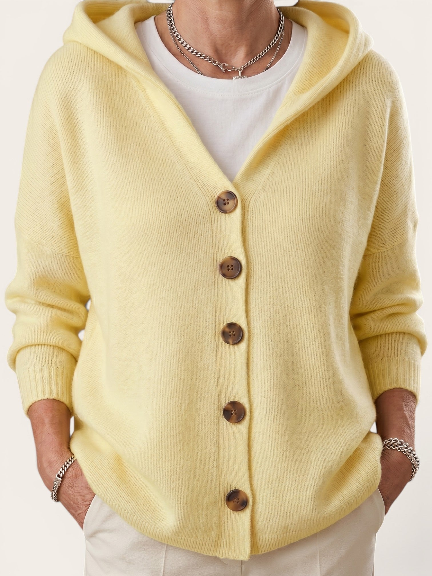 Serena – Soft Knit Hooded Cardigan