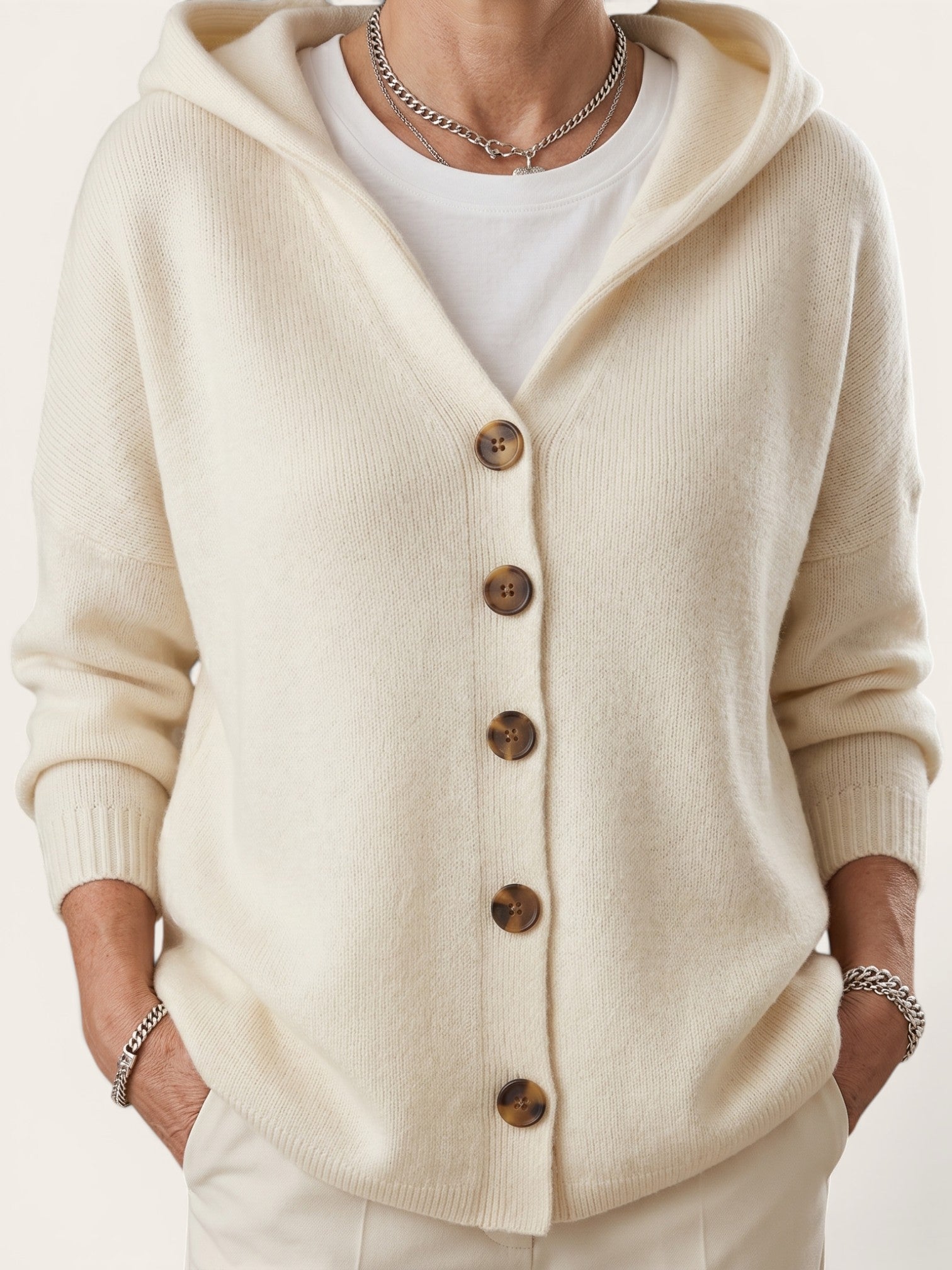 Serena – Soft Knit Hooded Cardigan
